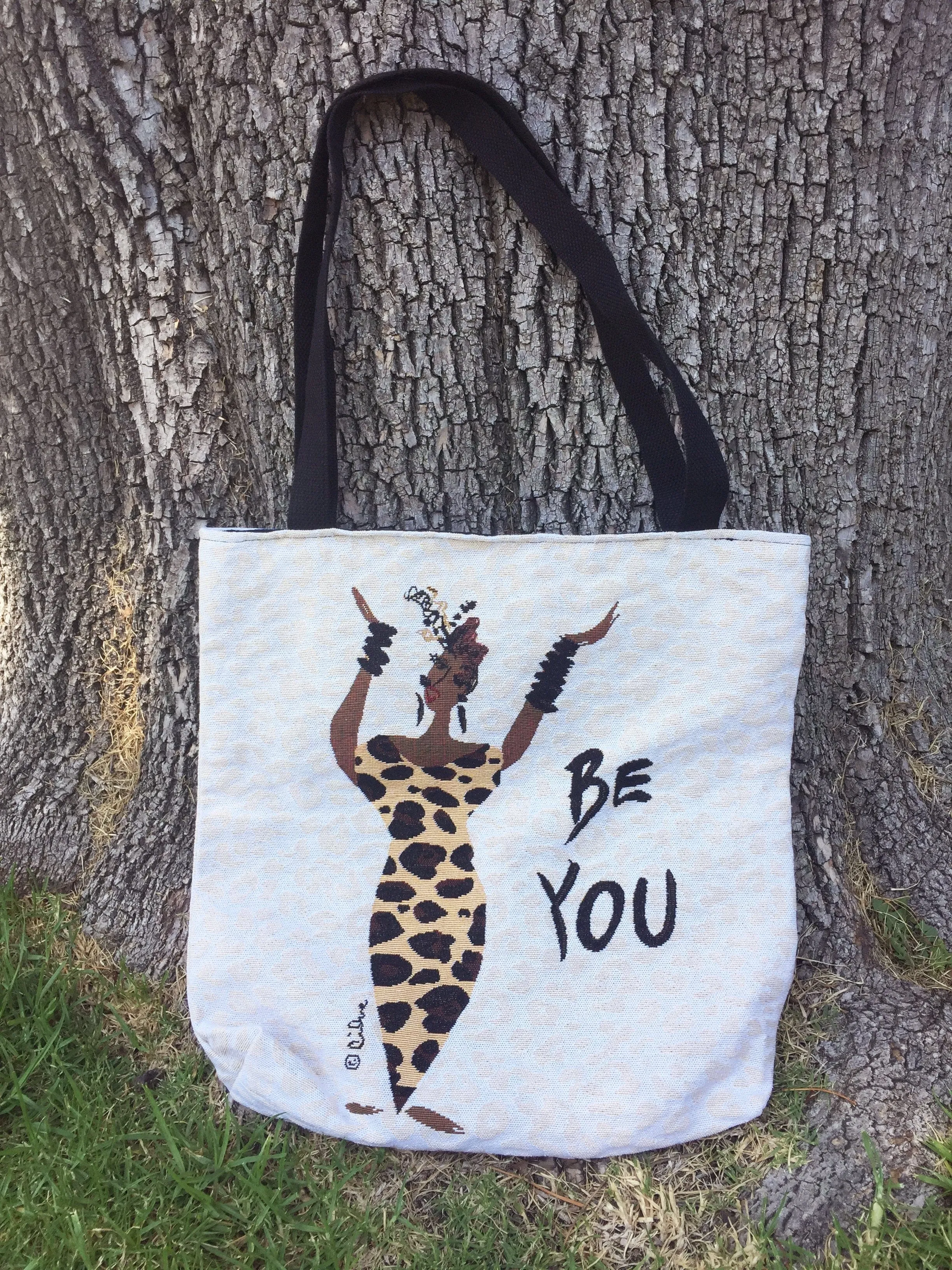 Be You Woven Tote Bag