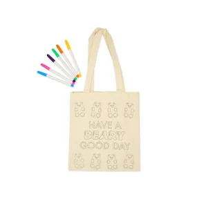 Beary Good Day Color Me Tote - iScream