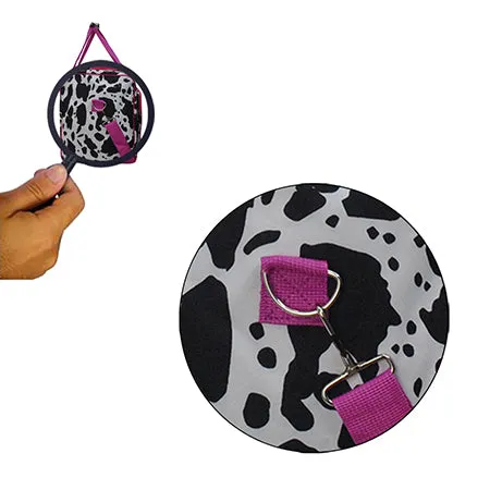 Black Cow Hot Pink NGIL Canvas 23 Duffle Bag