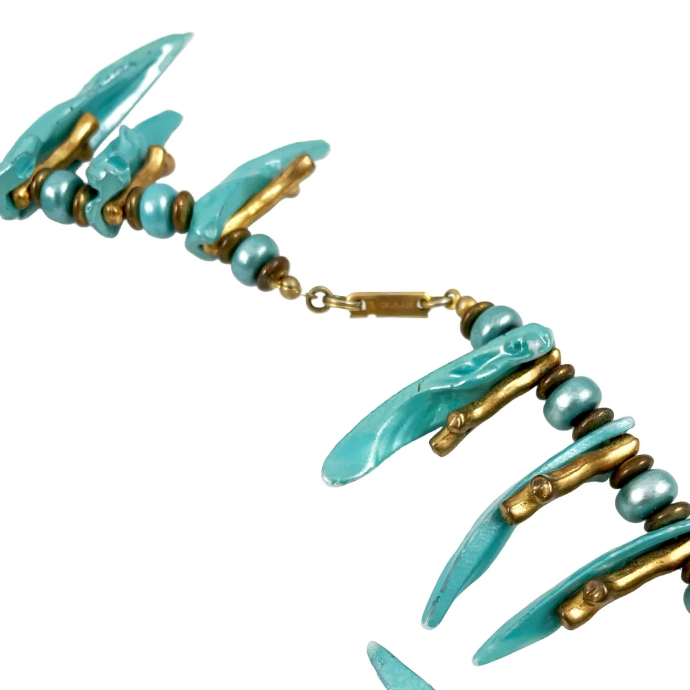Carol Dauplaise Shell Necklace Vintage