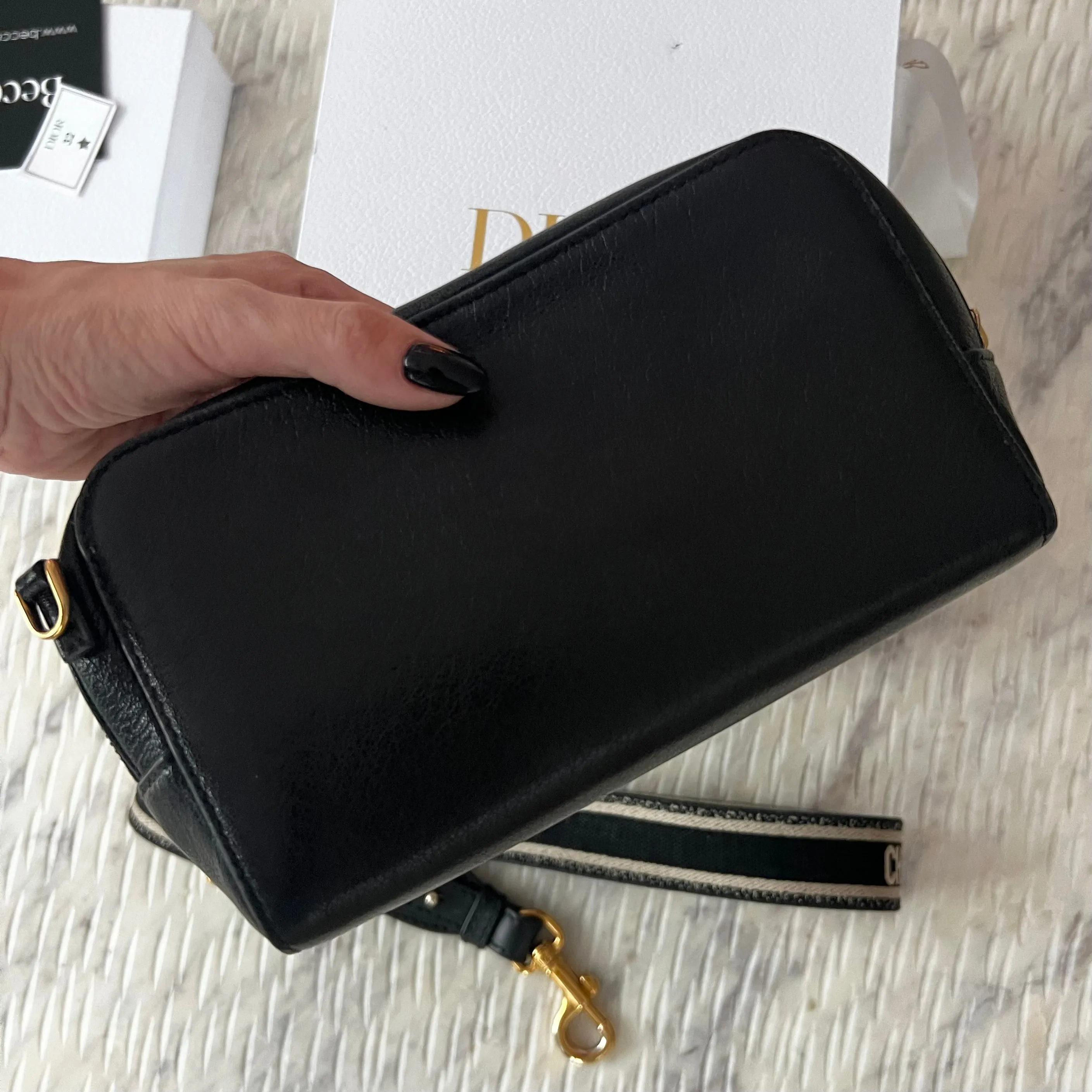 Christian Dior Saddle Double Pouch Luxury Designer Bag