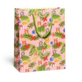 Christmas Cats Gift Bag -  Large