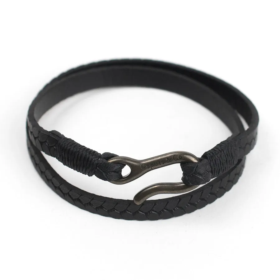 Embossed Braid Double Wrap