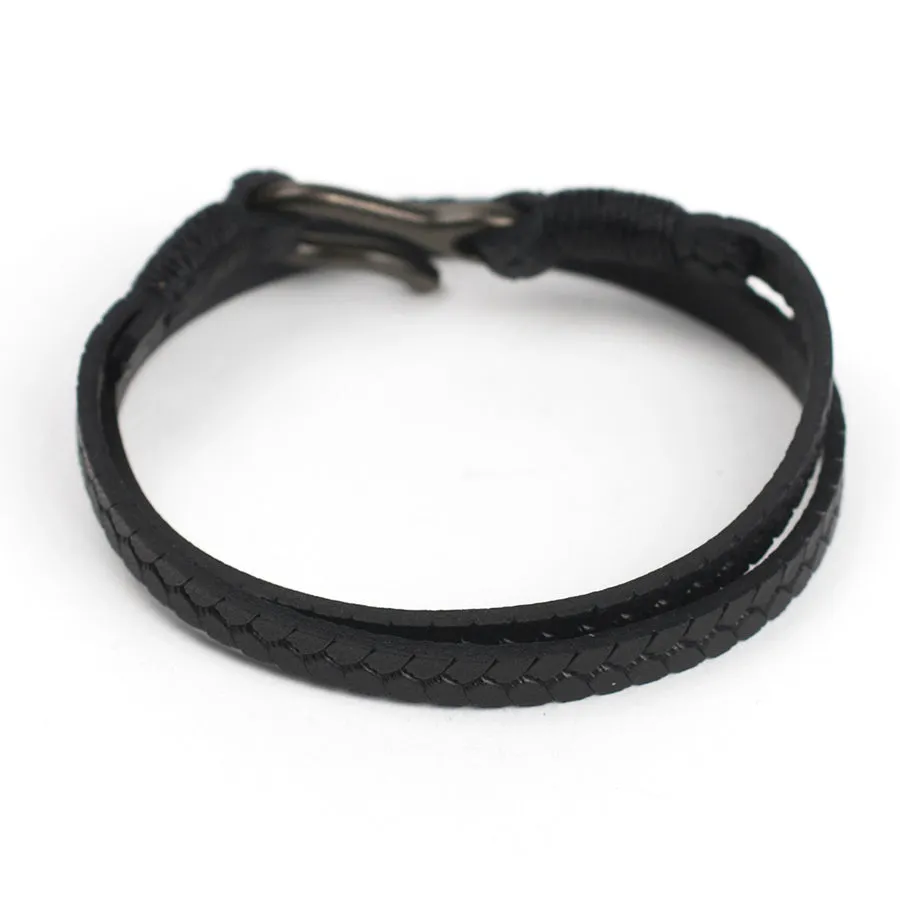 Embossed Braid Double Wrap