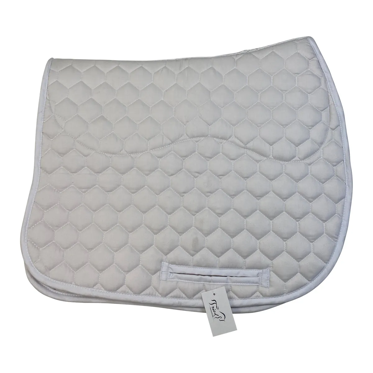 Lettia 'Rain' Saddle Pad in White - Full