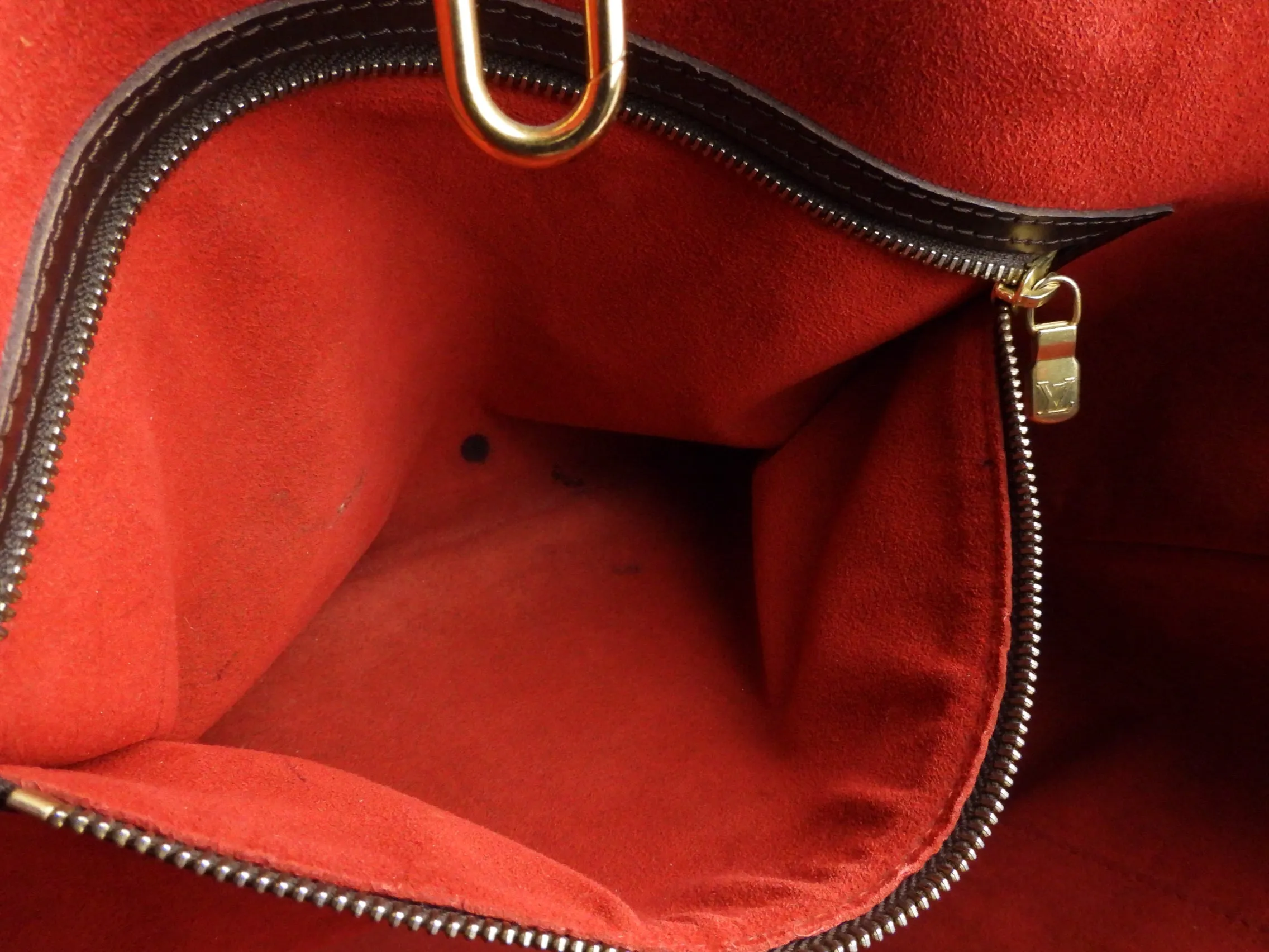 Louis Vuitton Brown Damier Ebene Coated Canvas Hampstead MM Shoulder Tote