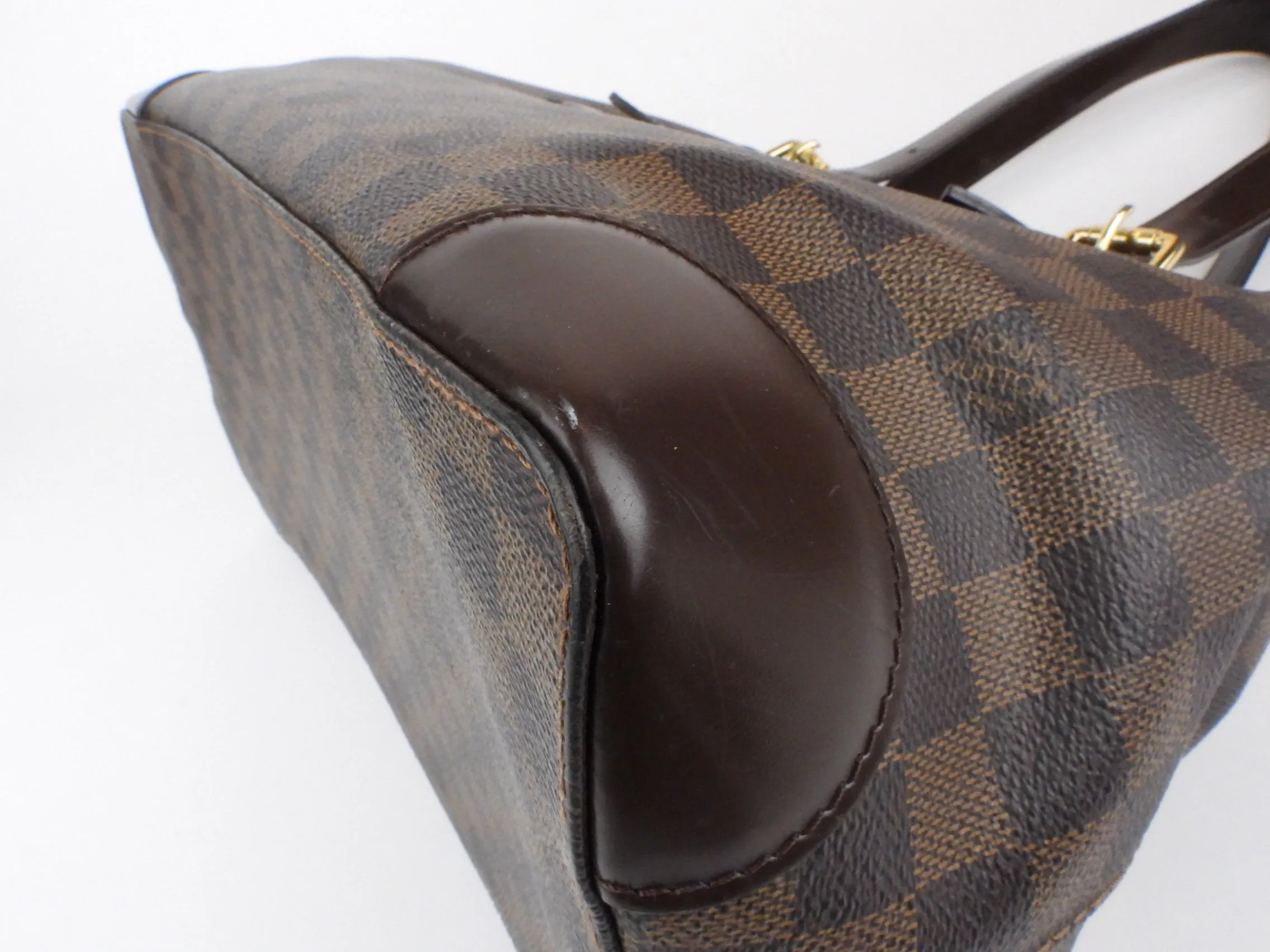 Louis Vuitton Brown Damier Ebene Coated Canvas Hampstead MM Shoulder Tote