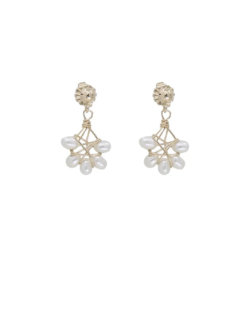 Pearl Mesh Earrings