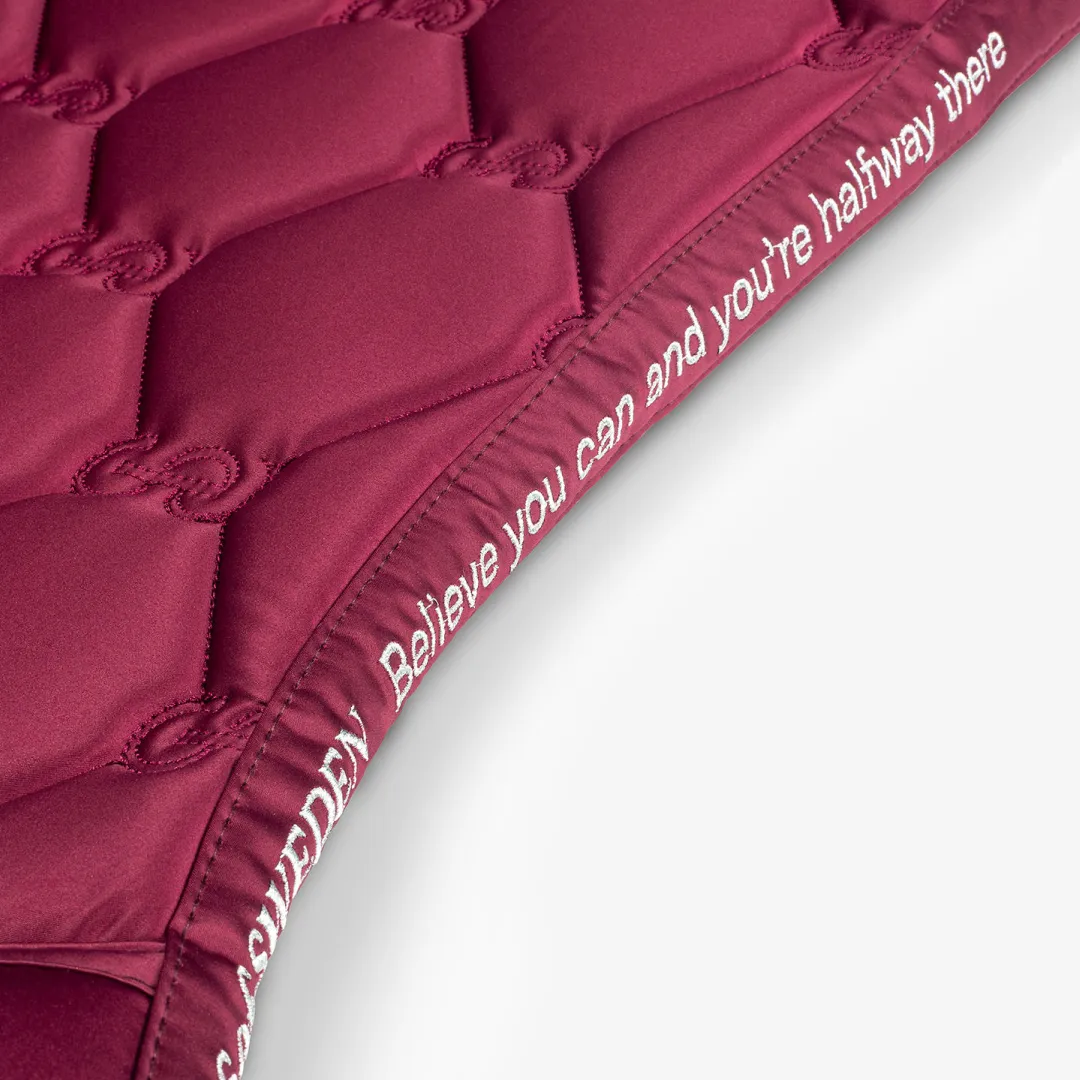PS of Sweden Wine Signature Jump Saddle Pad