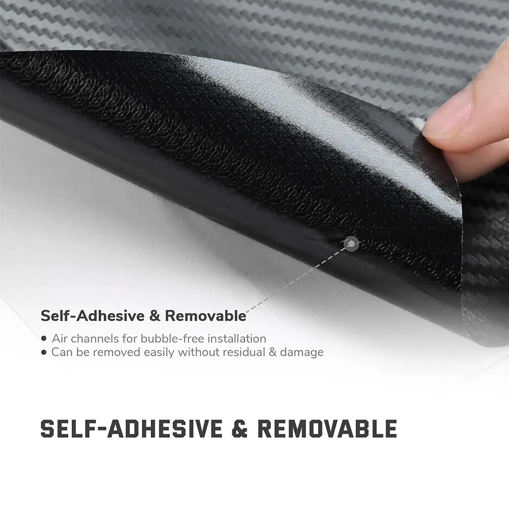 TheLAShop Carbon Fiber Wrap 100ft x 5ft 3D Car Vinyl Sticker Roll Black